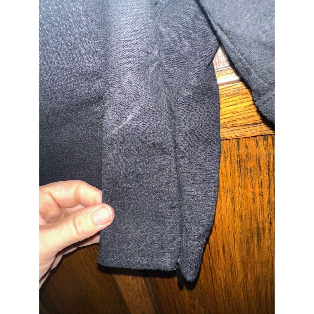 Anthropologie Black Puff-Sleeve Scoop Crop Top - Picture 4 of 4
